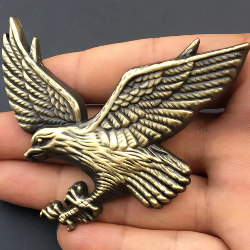 Flying Eagle Metal Sticker Car Badge sold by FloralTrip