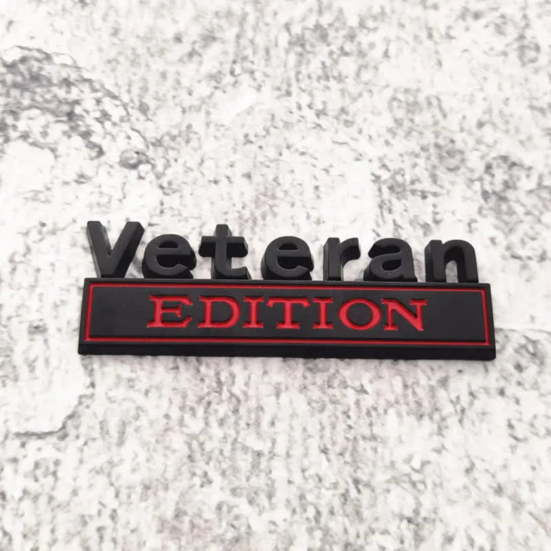 Veteran EDITION Metal Sticker Car Badge sold by FloralTrip product image thumbnail 5