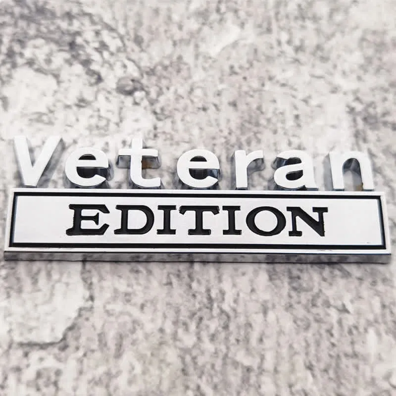 Veteran EDITION Metal Sticker Car Badge sold by FloralTrip product image thumbnail 4