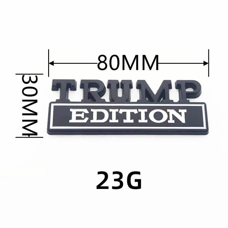 TRUMP EDITION Metal Sticker Car Badge sold by FloralTrip product image thumbnail 3