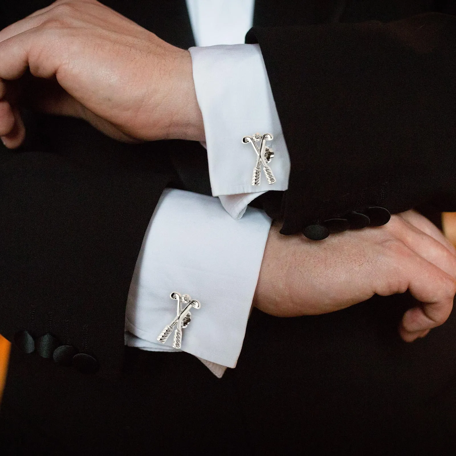 Men's 1 Pair Golf Time Button Covers Set Cufflinks sold by FloralTrip product image thumbnail 2