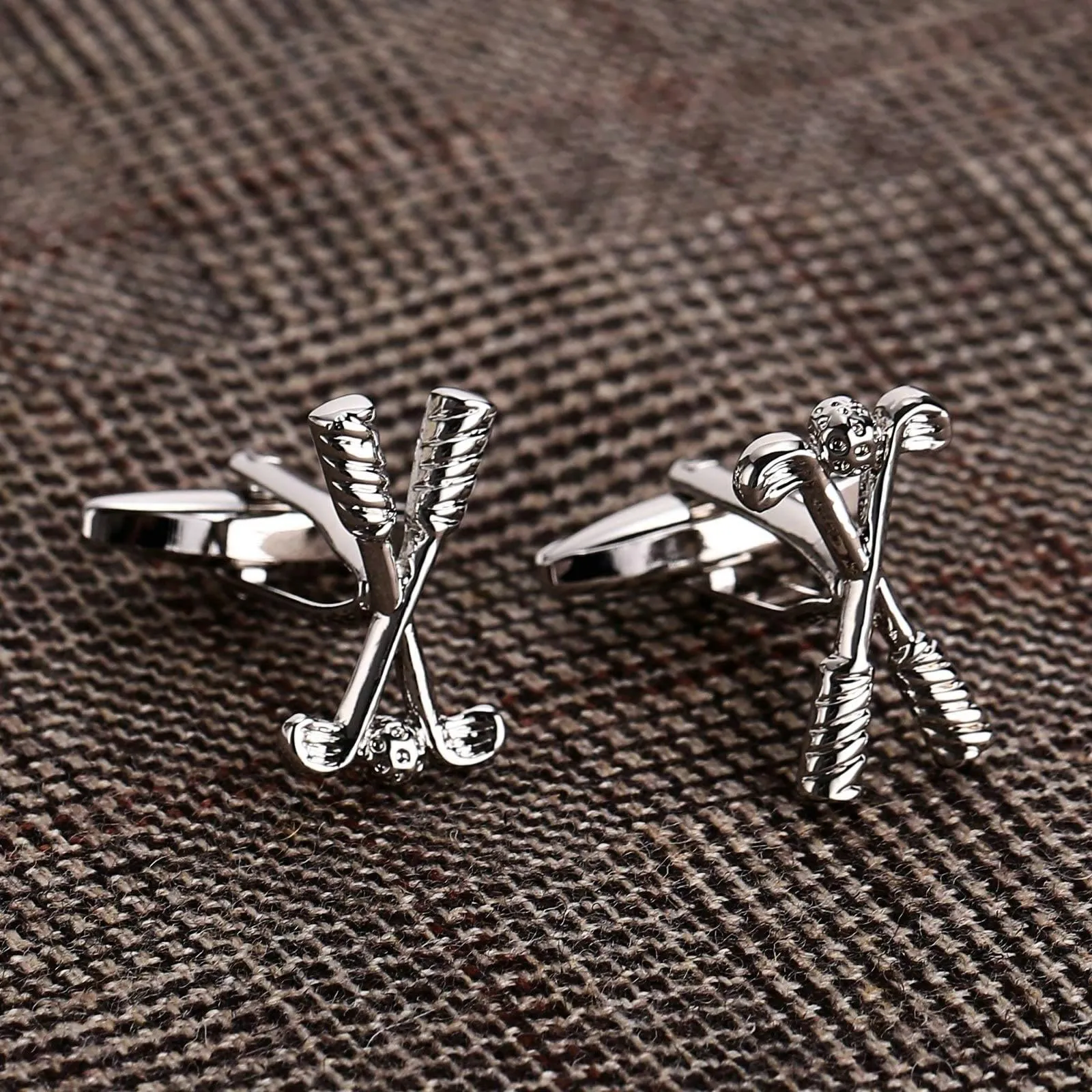 Men's 1 Pair Golf Time Button Covers Set Cufflinks sold by FloralTrip product image thumbnail 5