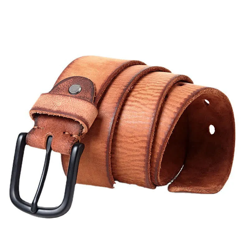 Men's Minimalist Style Dull Polish Leather Belt sold by FloralTrip