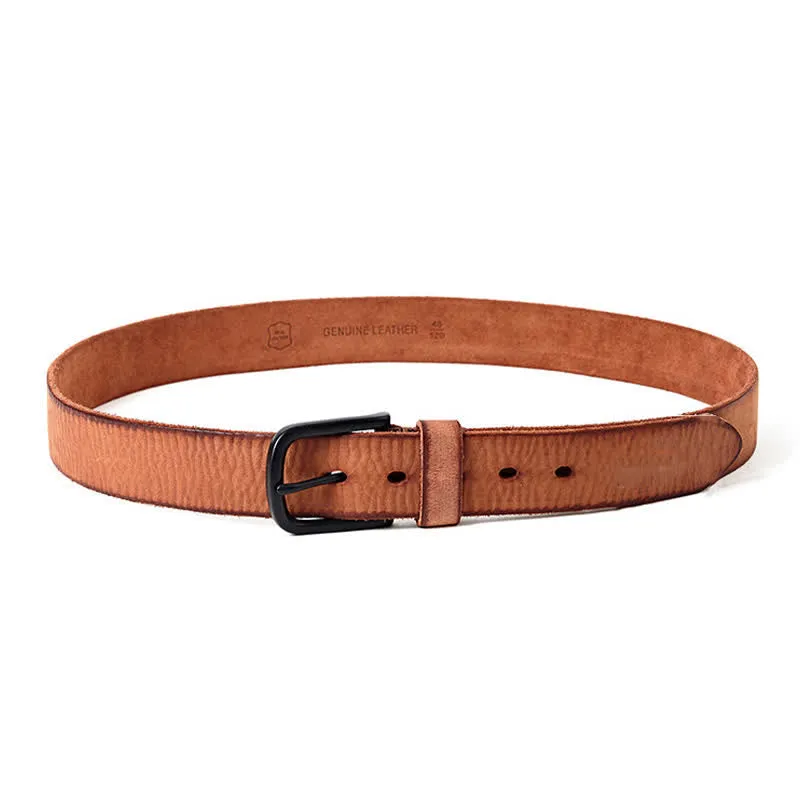Men's Minimalist Style Dull Polish Leather Belt sold by FloralTrip product image thumbnail 3