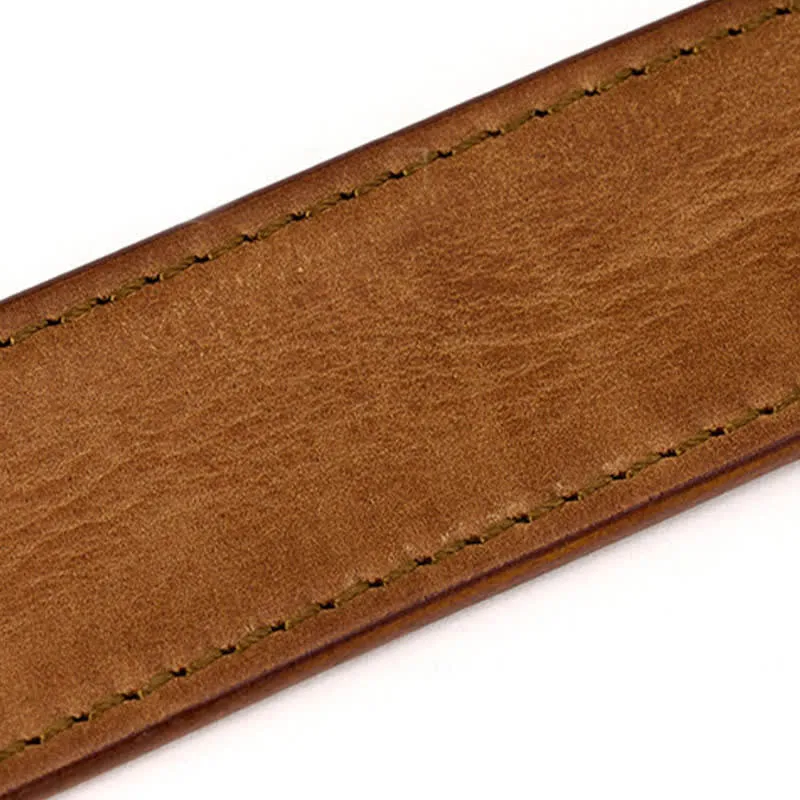 Men's Simple Capable Sewing Detailed Leather Belt sold by FloralTrip product image thumbnail 4