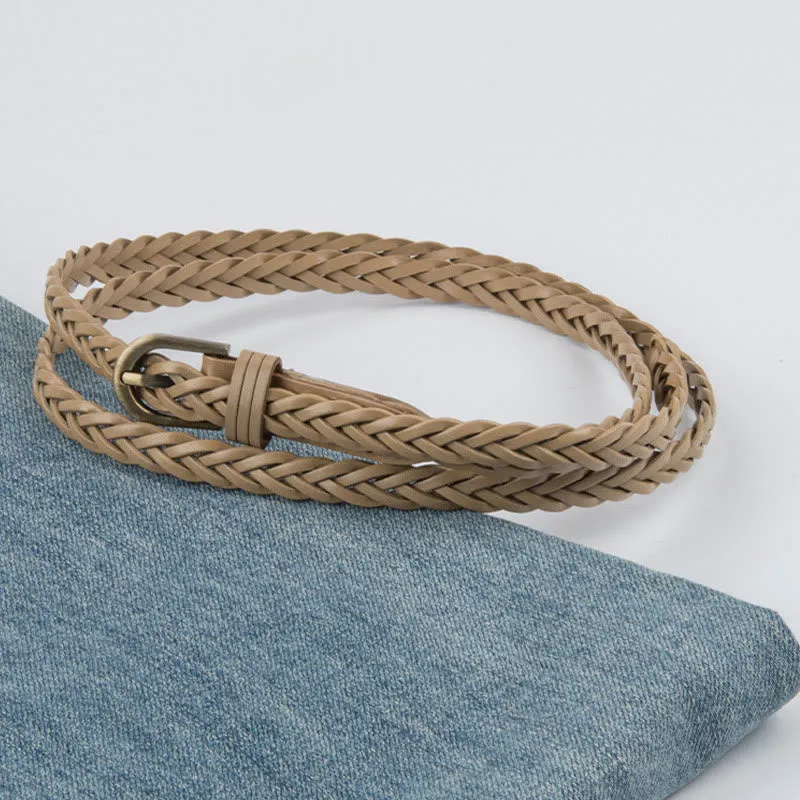 Vintage Braided Belt Girdle Waist Belt Without Holes sold by FloralTrip product image thumbnail 5