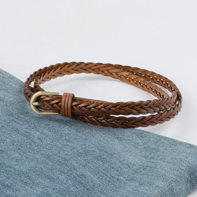 Vintage Braided Belt Girdle Waist Belt Without Holes sold by FloralTrip product image thumbnail 4