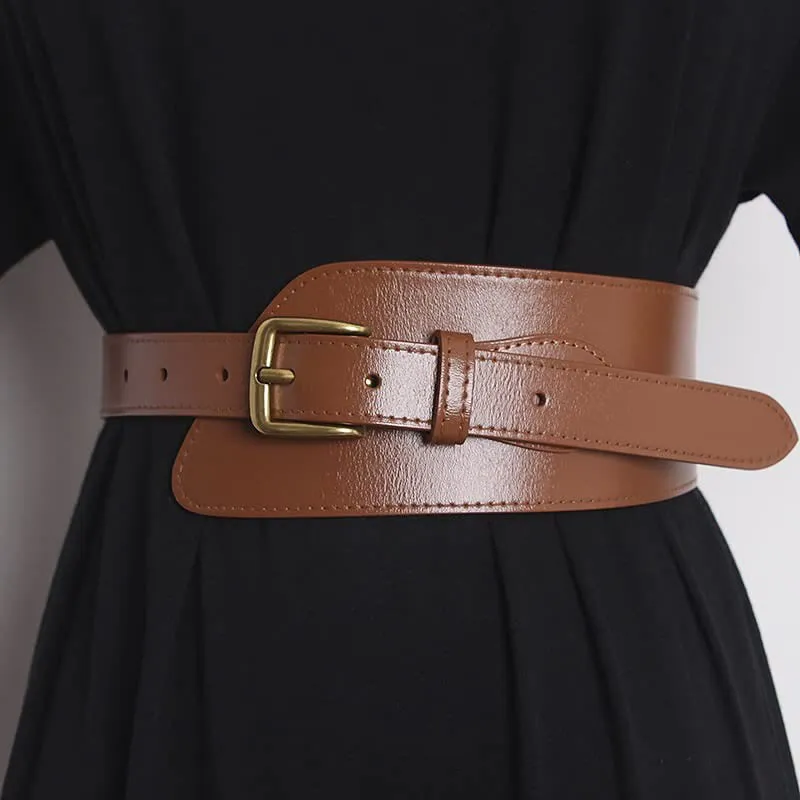 Girdle Waistband Women's Genuine Leather Corset Belt sold by FloralTrip