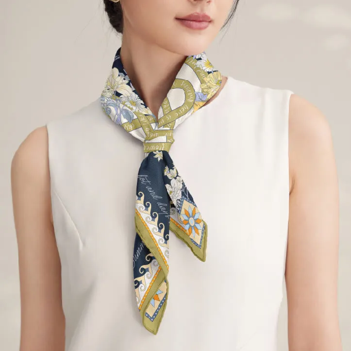 Women's Four Seasons Of Love Spring Silk Thin Scarf sold by FloralTrip