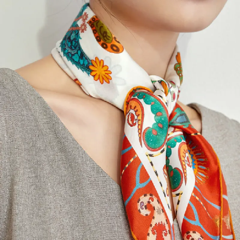 Women's National Holiday Spring Silk Thin Scarf sold by FloralTrip