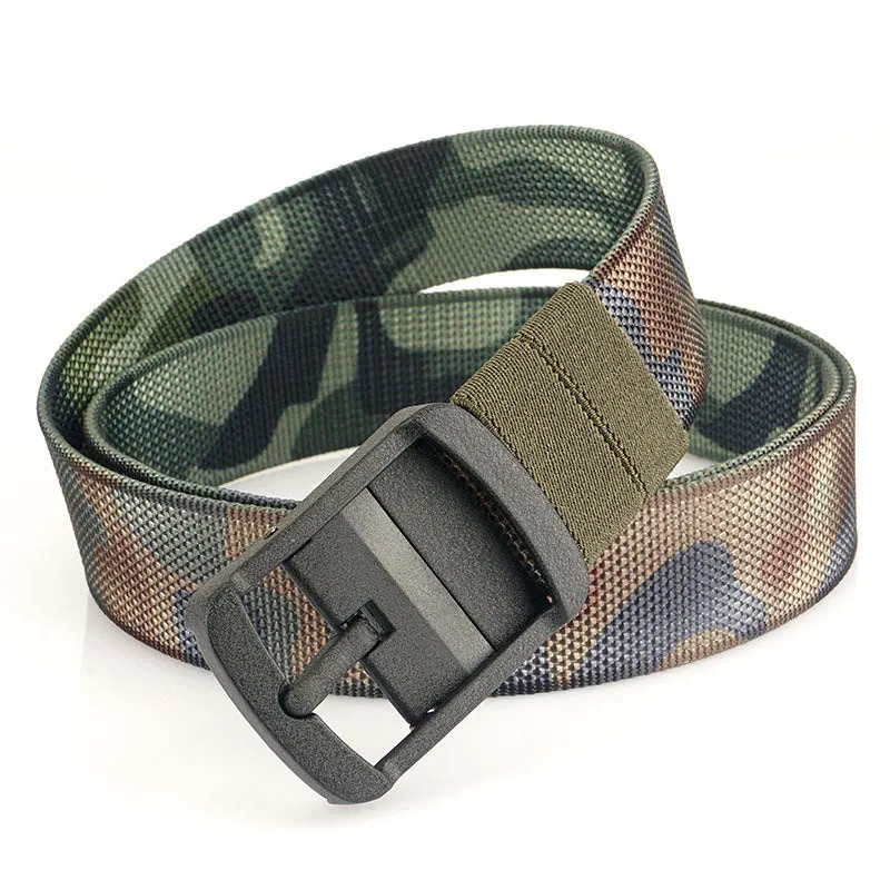 Men's Rotatable Alloy Buckle Belt Reversible Military Belt sold by FloralTrip