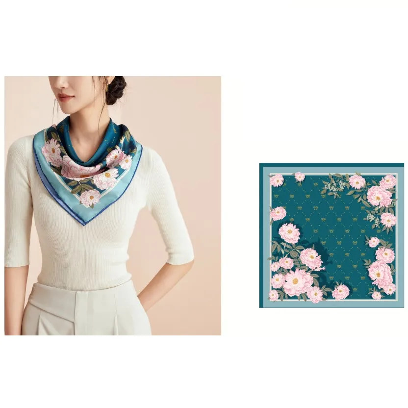 Women's Sweet Memories Spring Silk Thin Scarf sold by FloralTrip product image thumbnail 2