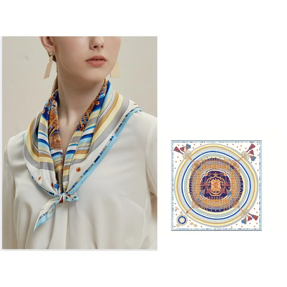Women's Voice Hides The Heart Spring Silk Thin Scarf sold by FloralTrip product image thumbnail 2