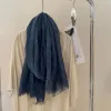 Sequins Dirty Dyed Shawls Solid Color Thin Scarf sold by FloralTrip