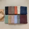 Sequins Dirty Dyed Shawls Solid Color Thin Scarf sold by FloralTrip