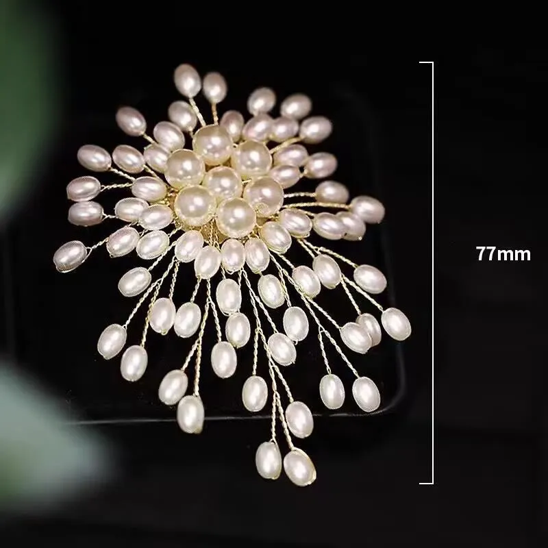 Elegant Imitation Pearl Brooch For Women Wedding Accessories sold by FloralTrip product image thumbnail 5