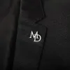 Custom Initial Letters Brooch Stainless Steel Accessories sold by FloralTrip