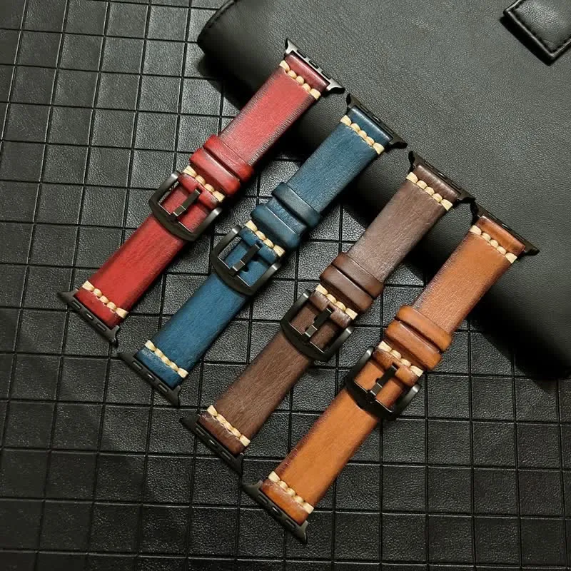 Elegant Subtle Genuine Leather Grain Watch Band sold by FloralTrip product image thumbnail 3