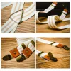 Clean White Striped Elastic Straps X-back Suspenders sold by FloralTrip