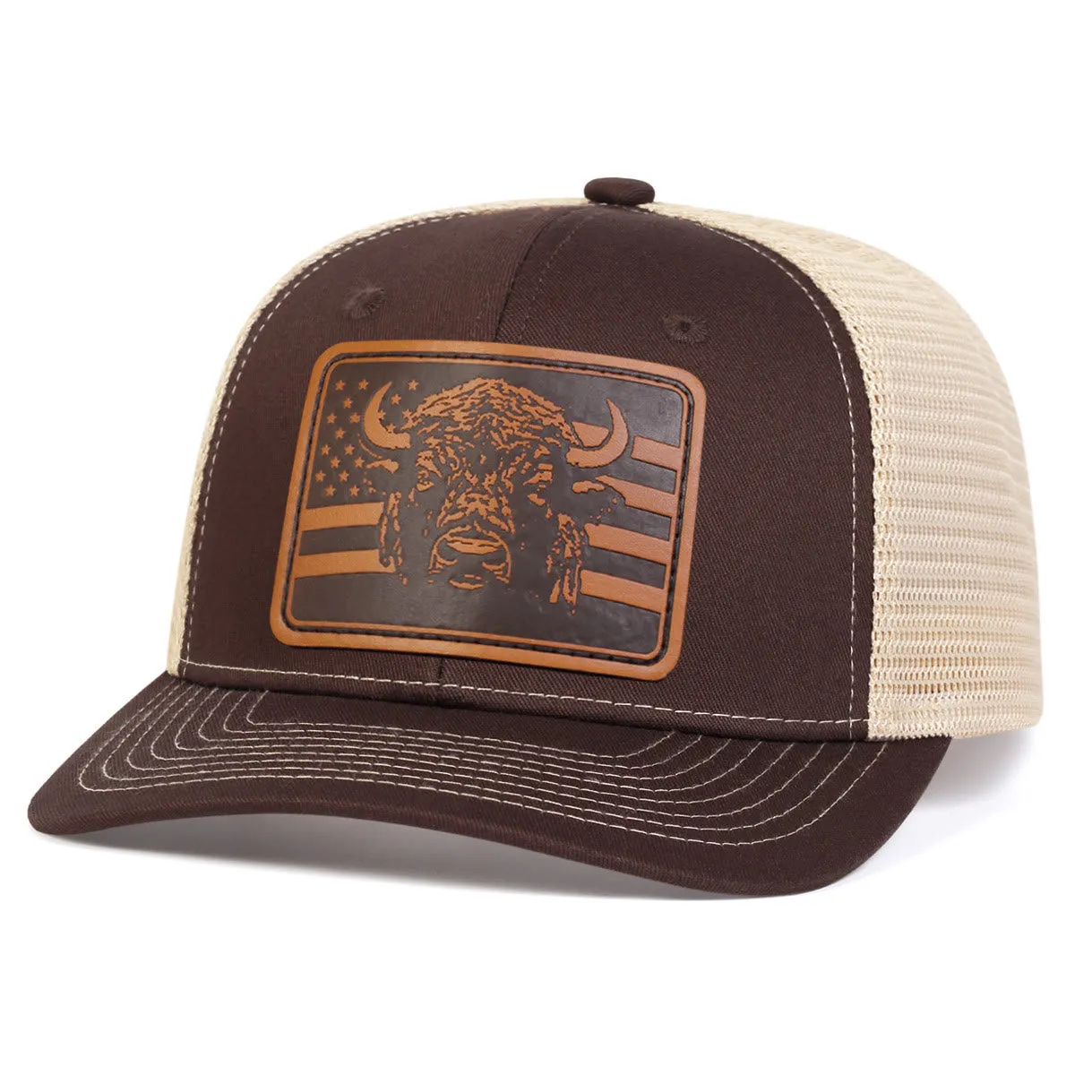 Bull's Head Flag Adjustable Trucker Hat sold by FloralTrip product image thumbnail 4