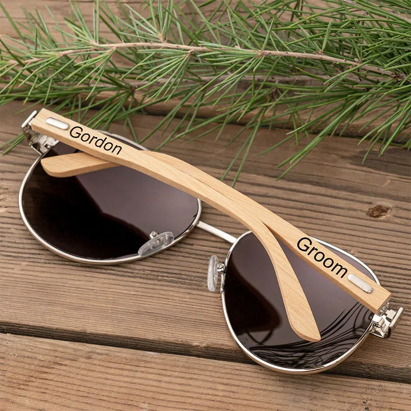 Outdoor Sunglasses Custom Name Wooden Case sold by FloralTrip product image thumbnail 5