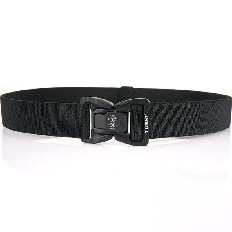 Men's Outdoor Tactical Belt Elastic Quick Release Waistband sold by FloralTrip product image thumbnail 3