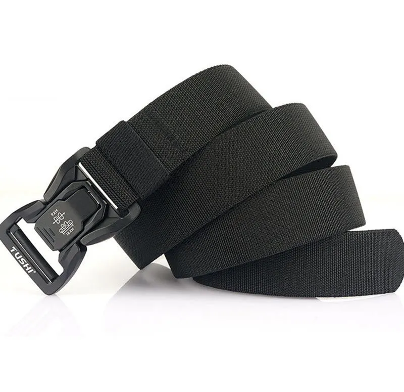 Men's Outdoor Tactical Belt Elastic Quick Release Waistband sold by FloralTrip product image thumbnail 2
