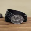 Men's DIY Snake Hidden Folding Knife Leather Belt sold by FloralTrip