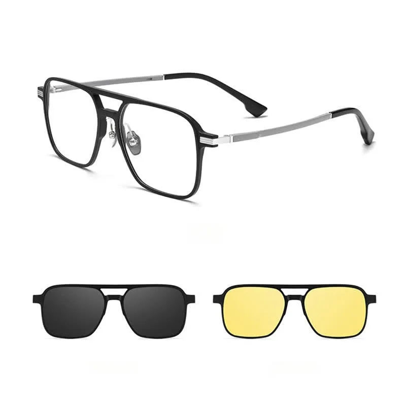 3Pcs Creative Magnetic Clip-on Lens & Eyeglass Frames Sunglasses sold by FloralTrip product image thumbnail 3