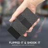 Black Luxury RFID Card Holder Thin Leather Card Wallet sold by FloralTrip