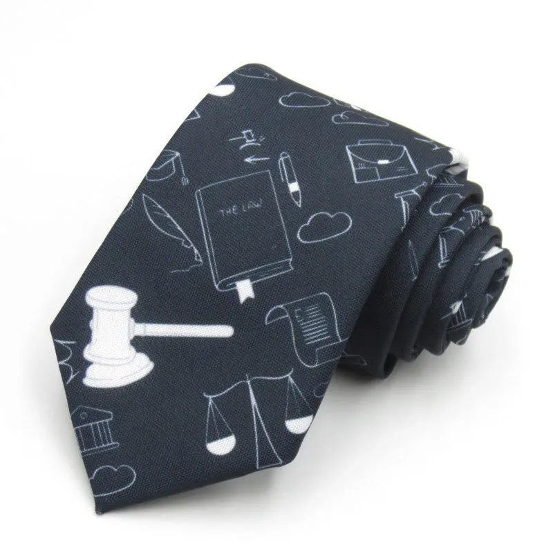 Men's Scales Of Mathematics Pattern Necktie sold by FloralTrip
