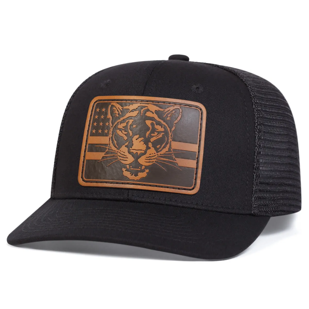 Tiger's Head Flag Adjustable Outdoor Trucker Hat sold by FloralTrip product image thumbnail 5