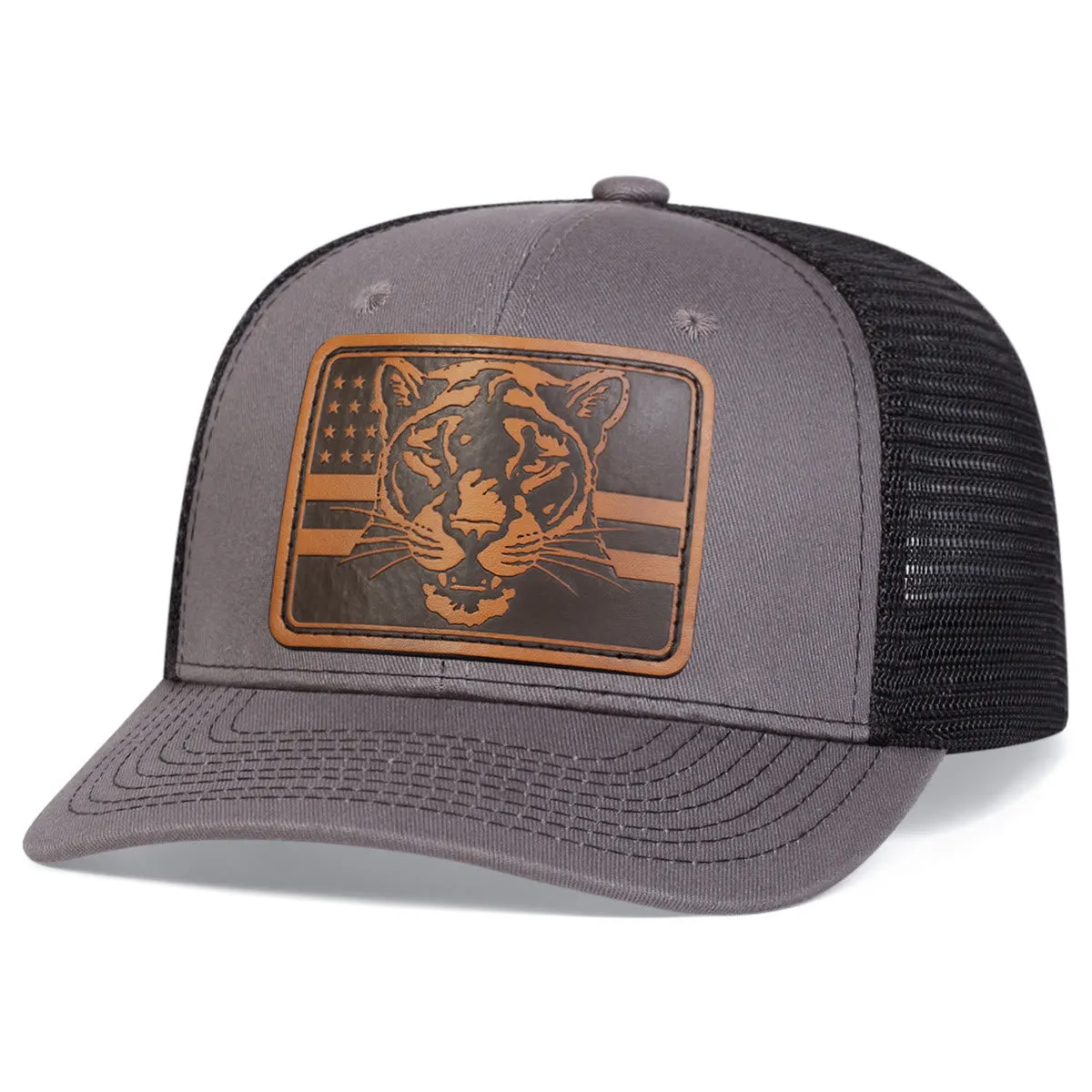 Tiger's Head Flag Adjustable Outdoor Trucker Hat sold by FloralTrip product image thumbnail 4