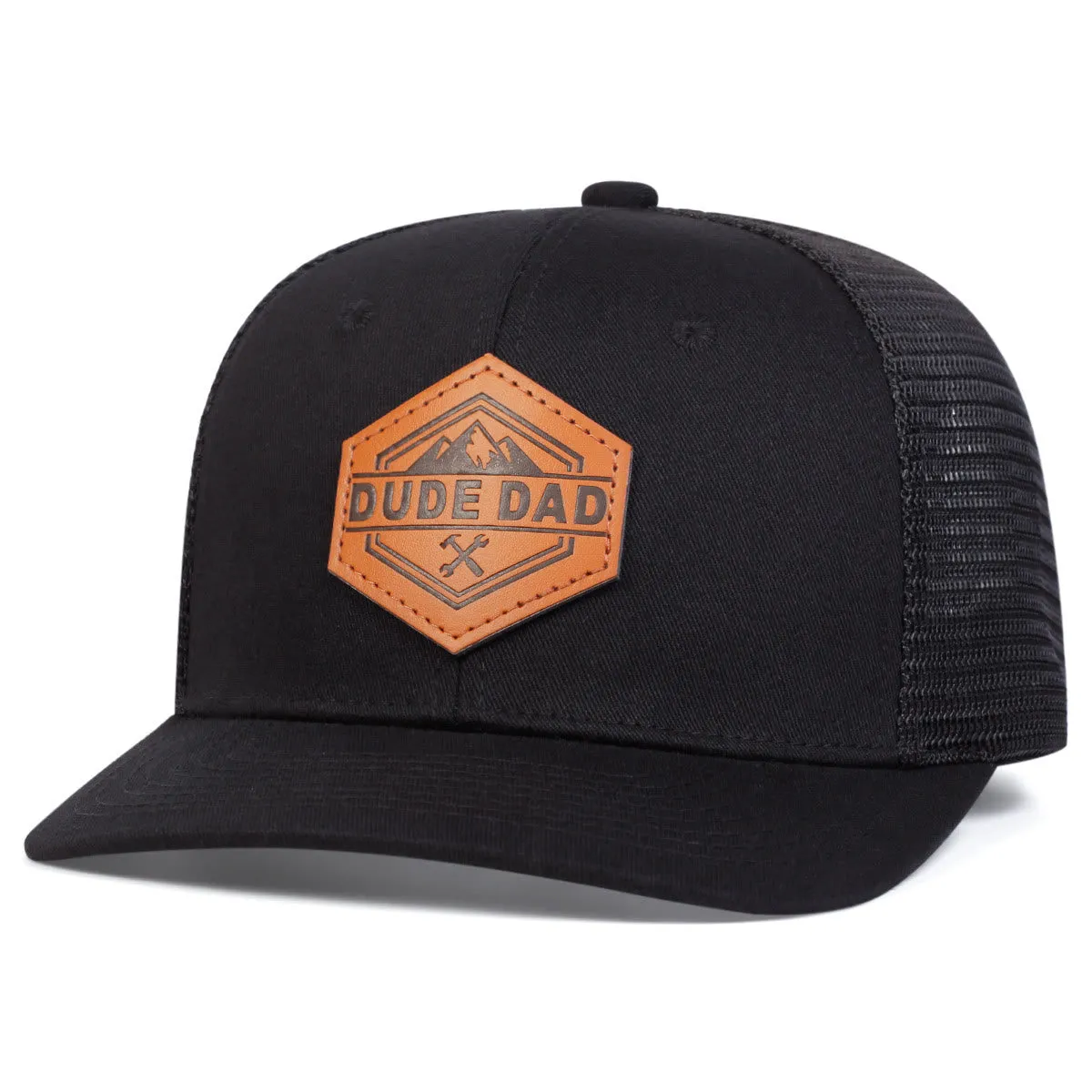 Men's Dude Dad Adjustable Outdoor Trucker Hat sold by FloralTrip product image thumbnail 2