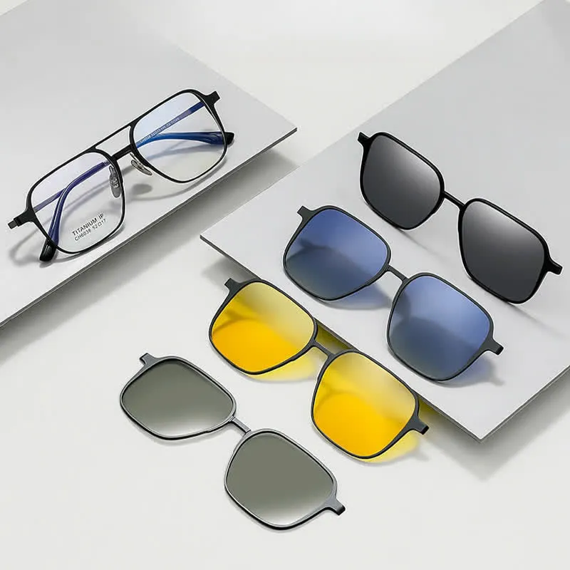 5Pcs Magnetic Polarized Lenses & Eyeglass Frames Sunglasses sold by FloralTrip