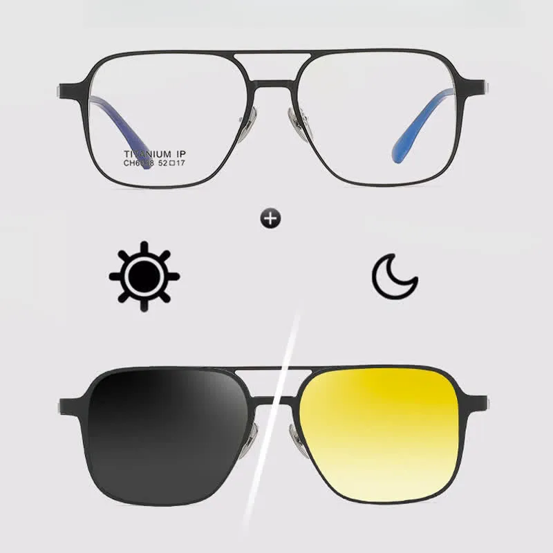 5Pcs Magnetic Polarized Lenses & Eyeglass Frames Sunglasses sold by FloralTrip product image thumbnail 4