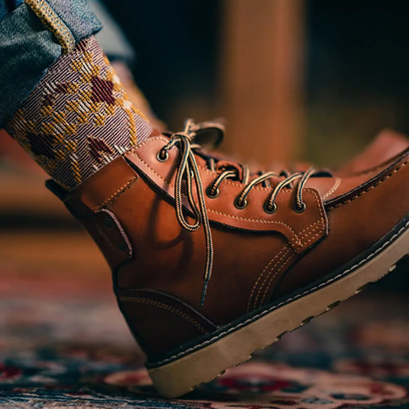 Clearance: Men's Unique Novelty Fashion Cotton Crew Socks sold by FloralTrip product image thumbnail 4