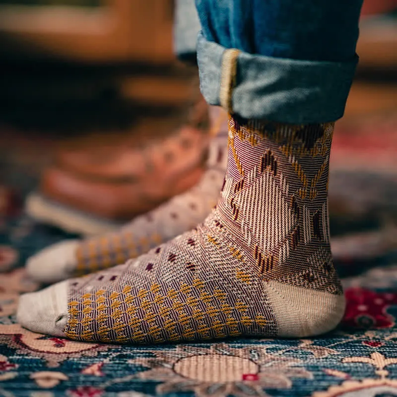 Clearance: Men's Unique Novelty Fashion Cotton Crew Socks sold by FloralTrip