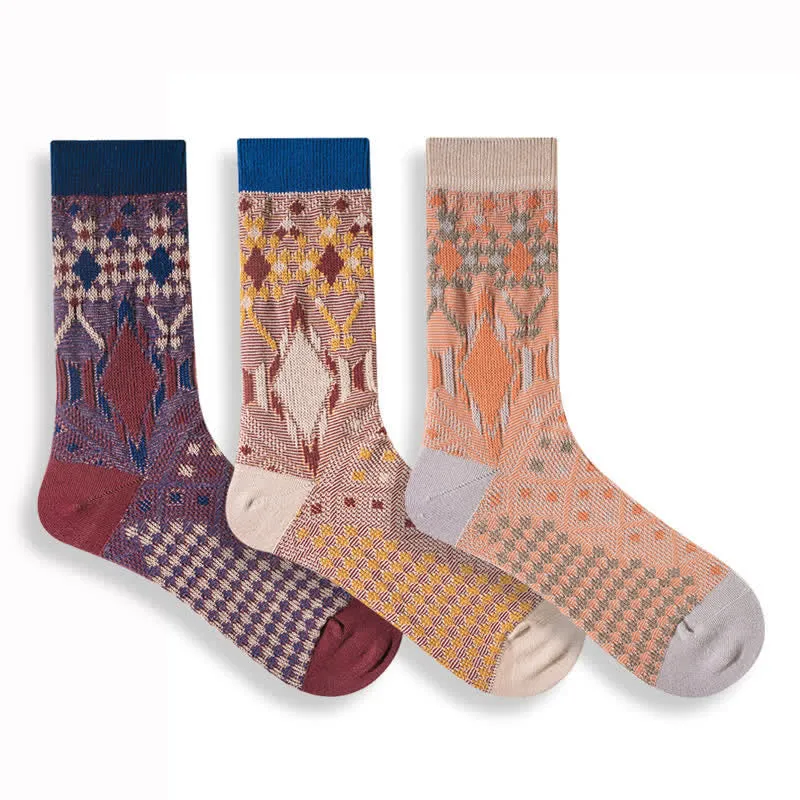 Clearance: Men's Unique Novelty Fashion Cotton Crew Socks sold by FloralTrip product image thumbnail 2