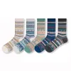Clearance: Ethnic Striped Print Cotton Crew Socks sold by FloralTrip