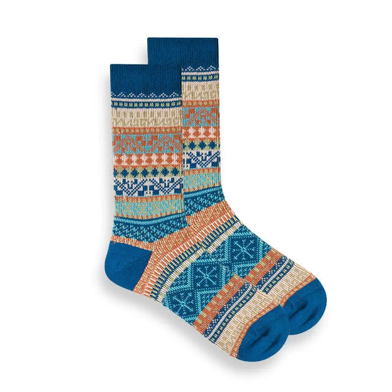 Clearance: Retro National Style Ethnic Striped Socks sold by FloralTrip product image thumbnail 3