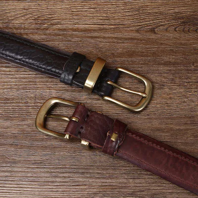 Rough Texture Water Ripple Vintage Detailed Leather BVelt sold by FloralTrip product image thumbnail 5