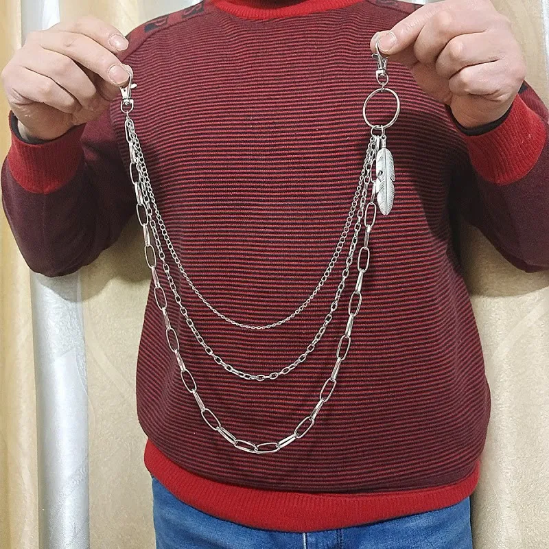 Vintage Feather Belt Chain Three Layers Gothic Waist Chain sold by FloralTrip product image thumbnail 5