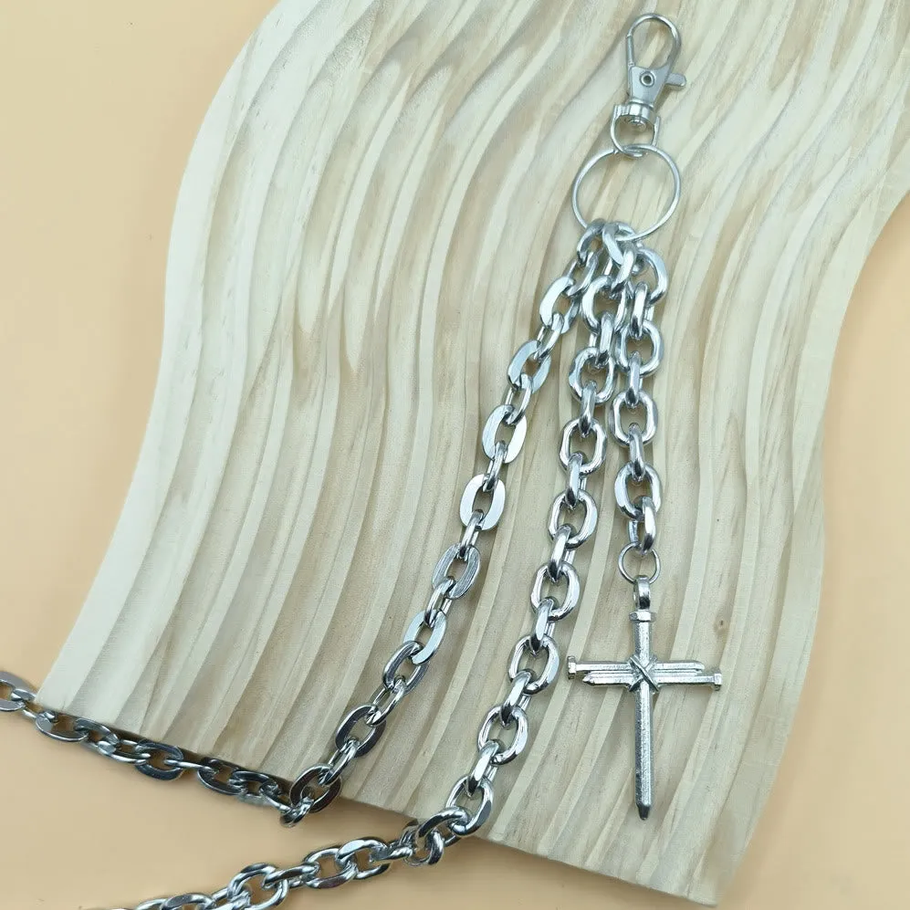 Cross Belt Chain Double Layers Gothic Waist Chain sold by FloralTrip product image thumbnail 3