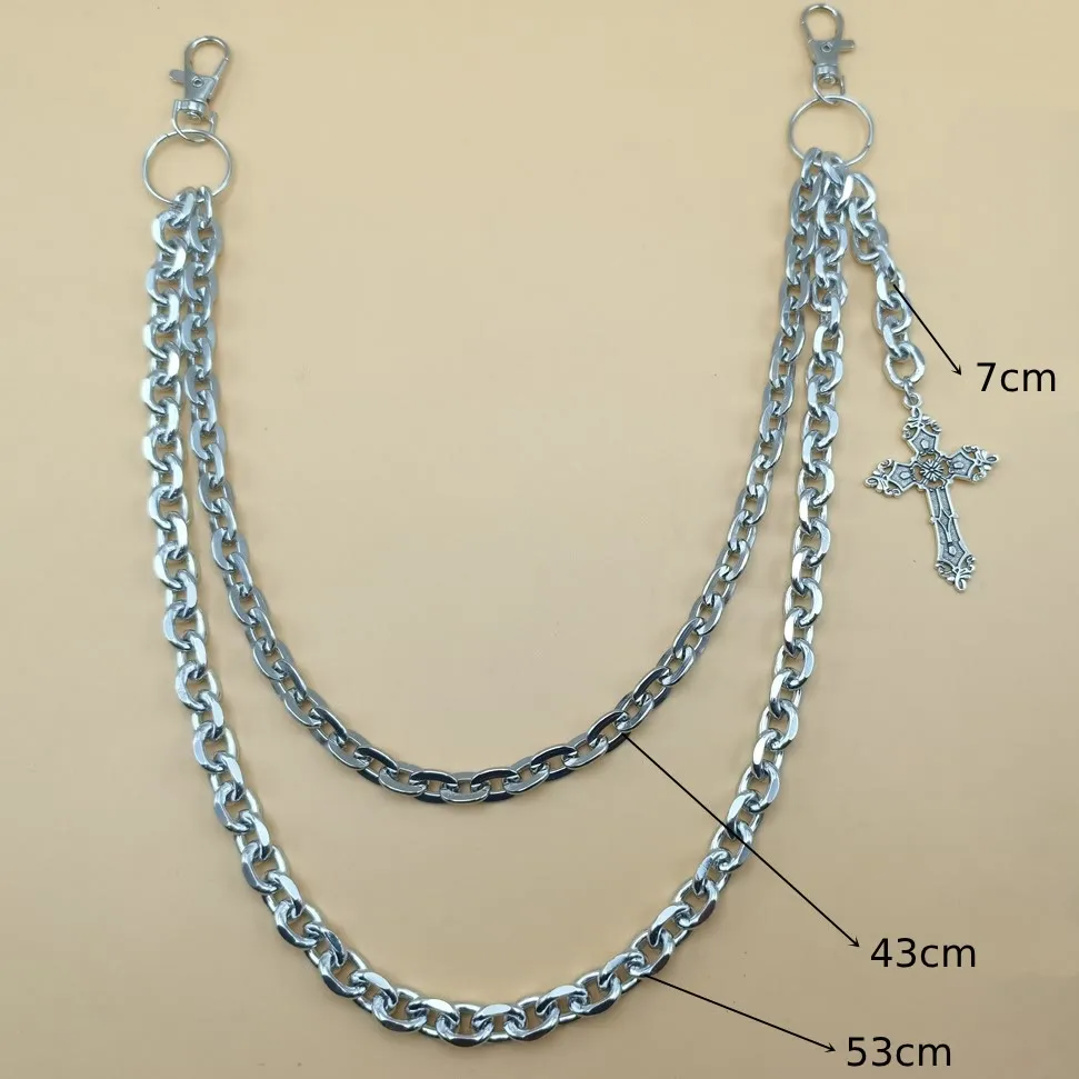 Cross Belt Chain Double Layers Gothic Waist Chain sold by FloralTrip product image thumbnail 5