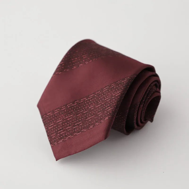 Men's Vintage Dark Color Twill Pattern Necktie sold by FloralTrip product image thumbnail 2