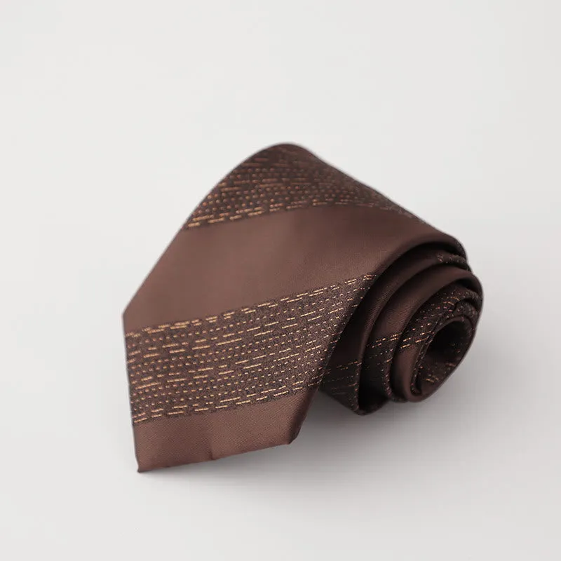 Men's Vintage Dark Color Twill Pattern Necktie sold by FloralTrip