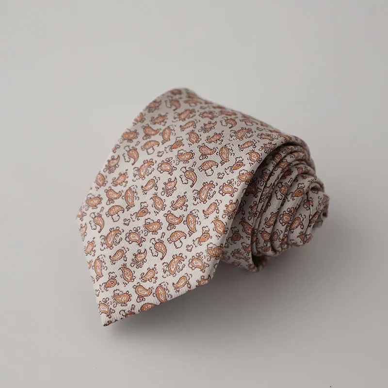 Men's Retro Mini Floral Pattern Necktie sold by FloralTrip product image thumbnail 2