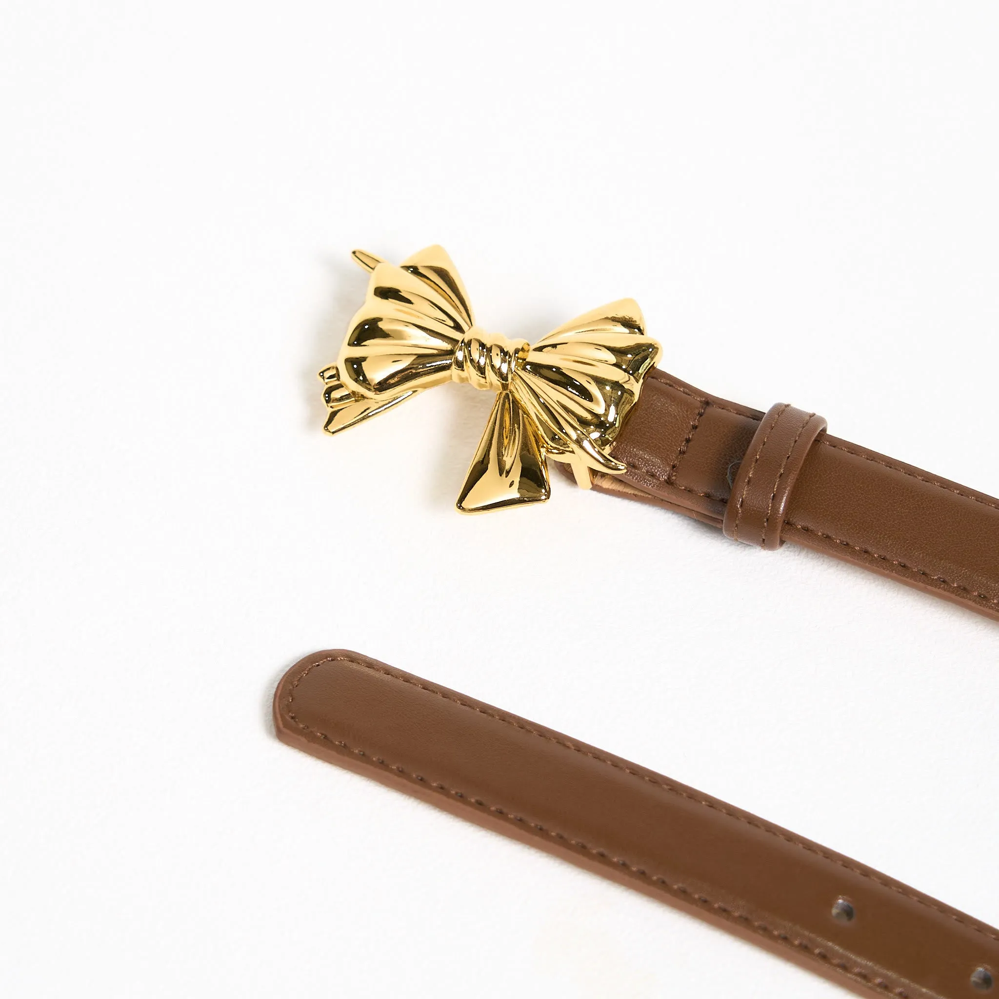 Women's Western Cowgirl Bowknot Buckle Leather Belt sold by FloralTrip product image thumbnail 5