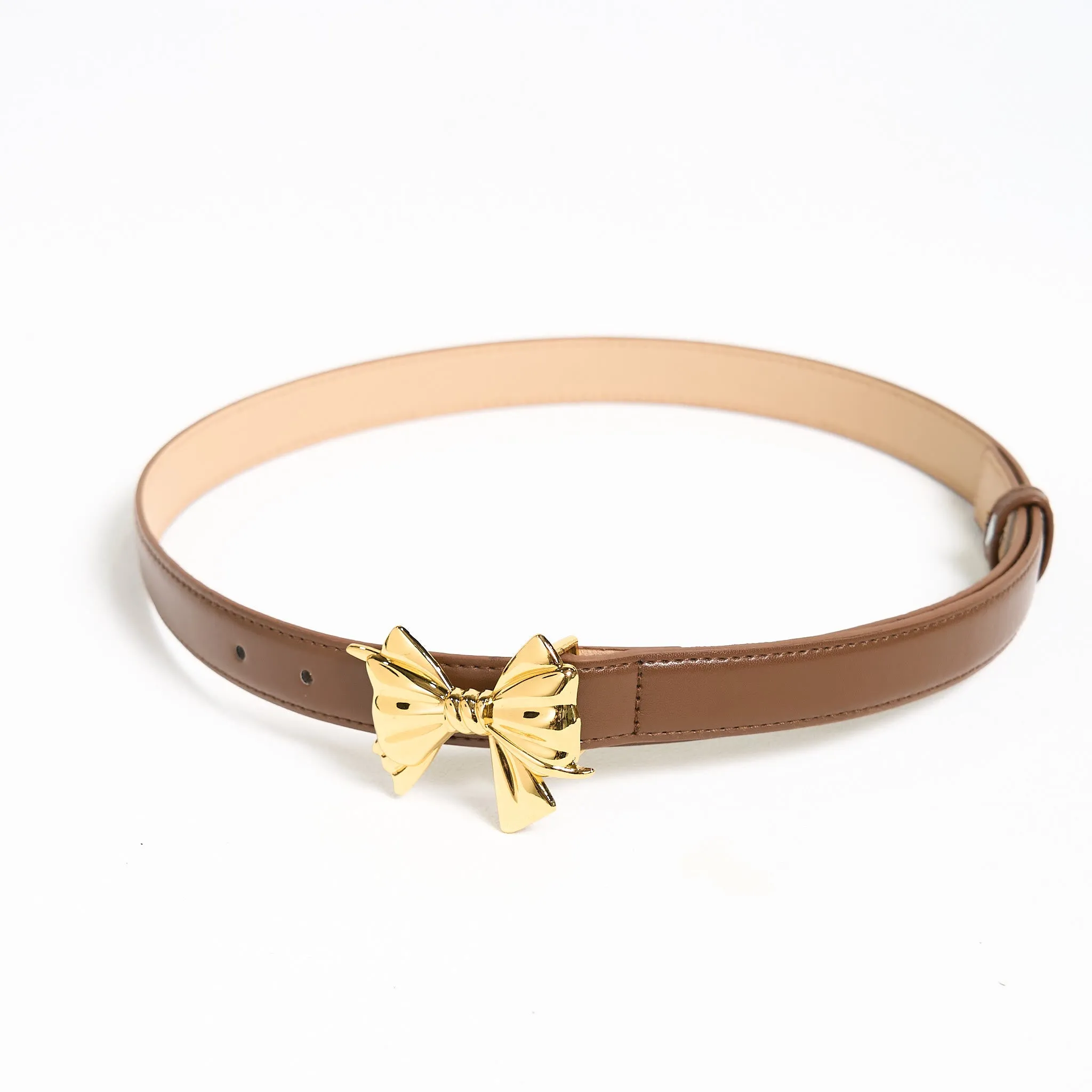 Women's Western Cowgirl Bowknot Buckle Leather Belt sold by FloralTrip product image thumbnail 4
